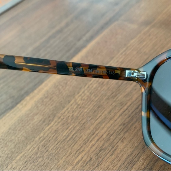 NWT Saint Laurent Tortoiseshell 54mm Modified Square Sunglasses - PRICE FIRM - Picture 11 of 15
